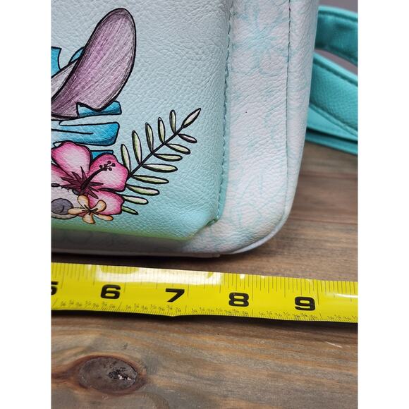 Loungefly Disney Lilo & Stitch Hibiscus Sketch Mini Backpack Bag - Picture 12 of 15